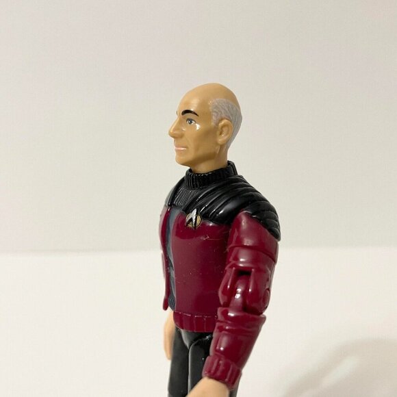 Vintage 1992 Star Trek Captain Jean Luc Picard 4 Inch Action Figure Playmates - Picture 4 of 16